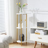 90cm Plant Stand 2/3-Tier Flower Holder Tall Side End Table with Golden Frame