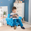 Cute Cloud Star Kids Children Armchair Mini Seat Wood w/ Footrest Padding