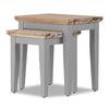 Nest of 2 Tables Set of Sofa Coffee Side Tables Wooden Lamp Stand Florence Furni