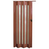 Internal Bi Folding Concertina Accordion Door PVC Sliding Divider Doors Bathroom