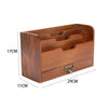 Vintage Wooden Small Cabinet Storage Box Desktop Organizer Unit Display Shelving