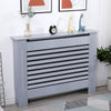 White Radiator Cover Cabinet Small Large Modern MDF Slat Wood Grill Furniture