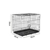 Dog / Cat Cage Puppy Training Crate Pet Carrier Small Medium Large Metal Cages