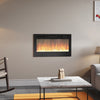 LED Fireplace Media Wall Fire Wall Mounted / Standing Electric Heater 40-100in