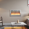 LED Fireplace Media Wall Fire Wall Mounted / Standing Electric Heater 40-100in