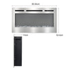 40/50/60/70/80/100 inch Insert/ Wall Mounted LED Fireplace Electric Inset Fire