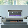 2023 Electric Wall Mounted LED Fireplace 12 Color Wall Inset Into Fire 40 50 60"