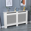 White Radiator Cover Cabinet Small Large Modern MDF Slat Wood Grill Furniture