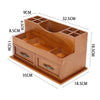 Vintage Wooden Small Cabinet Storage Box Desktop Organizer Unit Display Shelving