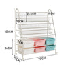 Children Kids Book Shelf Sling Storage Rack Toys Organizer Bookcase Bookshelf UK