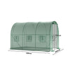 Walk-in Galvanised Frame Polytunnel Greenhouse Pollytunnel Plants Warm House