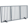 Wooden Pet Dog Folding Gate Fence Safety Barrier Divider Freestanding Doorway UK