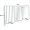Wooden Pet Dog Folding Gate Fence Safety Barrier Divider Freestanding Doorway UK