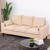 Modern L-Shaped Corner Sofa 2 3 Seater Armchair Couch With Footstool