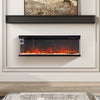 Electric Heater LED Fireplace Media Wall Fire Insert/ Wall Mount/ Stand 40-100in