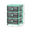 Plastic Storage Drawers Tower Unit Desktop Files Cabinet Make Up Box With Wheels
