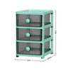 3-6Tier Plastic Chest of Drawers Bedside Cabinet Home Tidy Storage Shelving Unit