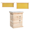 Langstroth/UK Beehive Box Wooden Bee Hive Frames Beekeeping Honey Brood Box Kit