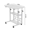 Height Adjustable Mobile Laptop Table Over Sofa Bed Computer Desk Lap Tray Stand