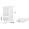 3/6x Clear Plastic Shoe Storage Box Stackable Foldable Boxes Trainers Organiser