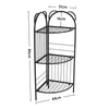 3/5Tier Corner Rack Shelf Unit Free Standing Organizer Storage Shelves Bookcases