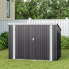 Galvanized Steel Box Metal Garden Storage Shed 12 X 10, 6 X 8, 8 X 8, 10 X 8 ft