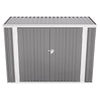 Metal Galvanized Steel Garden Shed Outdoor Bike Storage House Tool Sheds Roof