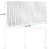 6x3m / 20x10ft Adjustable Wedding Backdrop Stand Background Curtain Pipe Stage