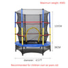 Large 8FT 10FT 12FT Kids Trampoline Jump Mat Safe Net Spring Pad Jump Exercise