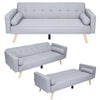 Sofa Bed Faux Leather Sofa Bed Recliner 3 Seater Luxury/Budget Modest