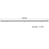 Handrail Stair Safety Rail Stainless Steel Wall Mounted Railing Brushed Banister