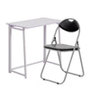 Folding Wooden Desk & Chair Set Deluxe Home Office Bedroom PC Laptop Study