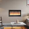 LED Fireplace Media Wall Fire Wall Mounted / Standing Electric Heater 40-100in