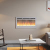 LED Fireplace Media Wall Fire Wall Mounted / Standing Electric Heater 40-100in