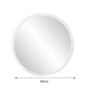 Frameless Unframed Bevel Glass Bathroom Mirror With Self Adhesive Sticker&Glue