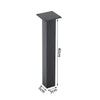 Dining Table Leg Metal Desk Support DIY Heavy Duty Furniture Feet Set of 4 Black