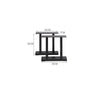 Industrial Furniture Legs Table Stool Chair Stand Feet Two Pedestal Metal Frame