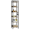 Vintage Bookshelf w/ 5 6 Tier Shelves Stand Shelf Multifunctional Display Shelf