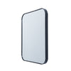 Black Rectangle Metal Framed Mirror Glass Wall Mounted Vanity Bathroom Bedroom