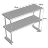 Stainless Steel Commercial Catering Table Work Bench Food Prep Kitchen Shelf UK