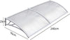 Door Canopy Awning Shelter Front Back Porch Outdoor Shade Patio Roof Rain Cover