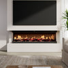 Electric Fireplace Panoramic Media Fire 40-72in Wall Insert LED Fireplace Heater