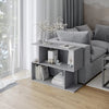 Modern Side Sofa Couch Small End Table Rustic Coffee Narrow Slim Furniture Unit