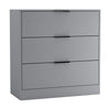 60/80cm Chest of 3 Drawers Compact Storage Bedside Cabinet Bedroom Furniture