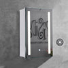 Bathroom Wall Mirror CabinetUnit with LED Light Touch Sensor Demister Anti Fog