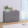 Sideboard Cabinet Cupboard Unit Storage Furniture With 2 Drawers & 2/3 Doors UK
