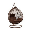 Hanging Rattan Egg Chair Garden Swing Chairs Patio Indoor Outdoor With Cushions