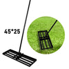 Lawn Leveling Rake 100cm x 25cm Level Lawn Tool with 79" Steel Extended Handle