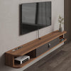 Modern 140CM Floating TV Stand, Wall Mounted Cabinet Storage & Cable Management