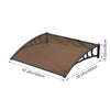 Door Canopy Window Awning Rain Shelter Front Back Porch Outdoor Patio Roof Cover